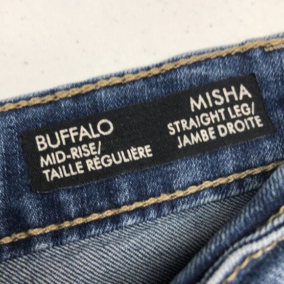 PREMIUM DAVID BITTON MISHA MID-RISE STRAIGHT LEG JEANS 30x30 - Picture 4 of 14